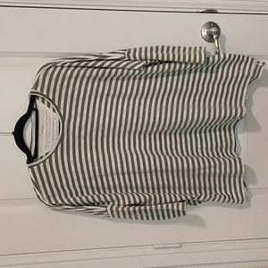 Mersea split hem slub shirt